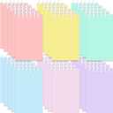Resurhang 30 Pcs Mini Pastel Notepads Back to School Gift Rainbow Pocket Notebooks Bulk Colorful Notepads for Birthday Party Favors Spring Easter Classroom Office Supplies Paper Pads, 2.4 x 4 Inch