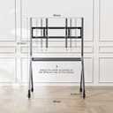 Smart Board Stand for 55"-86'' Whiteboard, Four Lockable Wheels