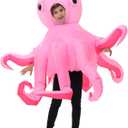 Spinosaurus Inflatable Octopus Costume Kids Inflatable Halloween Costume Funny Inflatable Sea Animal Costume Blow Up Costumes for Boys Girls