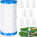 VICAMB 8 Pack Type A/C/III Pool Filter Cartridge Replacement, Compatible with Intex 29000E/59900E, Reusable Outer Shell with Replaceable Inner Filters for Select Above Ground Pool Pumps