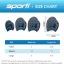 Power Swim Paddles for Lap Swimming - Adjustable Straps - Lap Swimming Gears - Hand Paddles for Adults & Kids