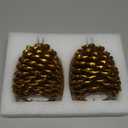Christmas Decorations Indoor, Christmas Decor - Pinecone Candles Battery Operated, Flickering Flameless LED Pine Cone Candles, 6H Timer, Fall Thanksgiving Xmas Home Table Room Holiday Decor, Large