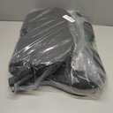 Ergonomic Seat Cushion with Adjustable Strap, Memory Foam Office Chair Seat Cushion with L-Shaped Design, Car Seat Cushion Fits for Truck Driver Semi Truck, Gaming Chair, Desk, Light&Dark Gray