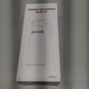 300ml Black Glass Olive Oil Spray Bottle, (only supports spray use), Precise Dosage Control, Ideal for Kitchen, Air Fryer, Salads, Frying & Grilling.(Black)