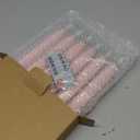 Pink Flameless Taper Candles Real Wax Flickering Pastel with Remote Timer, 3D Wick LED Spiral Candles Battery Operated 6 Pack 9.8 inch, Wedding Birthday Home Party Holiday Dinner Decor