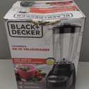 BLACK+DECKER 10-Speed Countertop Blender, Pulse Button, 6-Cup Glass Jar, Dishwasher-Safe, Stainless Steel Blade, Suction Feet