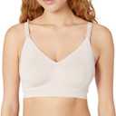 Playtex Women's Maternity Nursing Seamless Wirefree Full Coverage Bra US4956 (Beige, S)