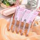 100 Set Breast Cancer Awareness Pens Bulk Pink Ribbon Ballpoint Pens with Motivational Cards Bags Breast Cancer Awareness Accessories Items for Women Survivor Public Events Gift Supplies