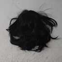 Rugelyss Short Black Wig with Bang Retro Bouffant Beehive Wigs fits 80s Costume or Halloween Party