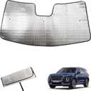 Windshield Sunshade Compatible with Hyundai Palisade 2020-2025 Foldable Front Windshield Sun Shade Protector, Block UV Rays Keep Your Car Cooler