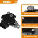 X AUTOHAUX Automatic Transmission Neutral Safety Switch 84540-52050 for Toyota Celica 2001-2005 for Toyota Corolla 2003-2005
