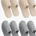 AQUEENLY House Slippers - Washable Spa Slippers Non Slip Indoor Guest Slippers for Shoeless Home, Women & Men