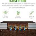 2PCS 9x3x1ft Galvanized Raised Garden Bed Kit,Metal Planter Box for Vegetables,Flowers,Herbs Durable Rust-Resistant Patio Gardening Beds,Silver