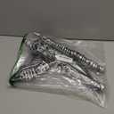 Spooktacular Creations Halloween Grim Reaper Scythe, Sin Scythe Cane Tool Toy Weapons for Kids Women Men Halloween Cosplay Party, Silver Skeleton Skull Staff for Dress Up Party Props