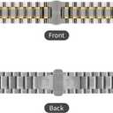 Metal Watch Band  Quick Release Watch Bands for Men Women - Stainless Steel Smart Watch Strap Bracelet Replacement Polished - 12mm ... 20mm 22mm 24mm (Silver&gold)