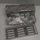 SMRCAD Magnetic Spice Rack for Refrigerator, 4pack Magnetic Shelf for Fridge Space Saving Seasoning Organizer for Any Metal Surface No Drilling Needed (BLACK -cut out, 4pack)