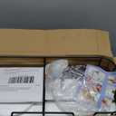 1.6 Gallon Glass Drink dispenser, 2 PCS Beverage Dispenser With Stand, Lemonade Dispenser with Stainless Steel Spigot,Drink Dispensers for Parties,Weddings, Picnic (Black)