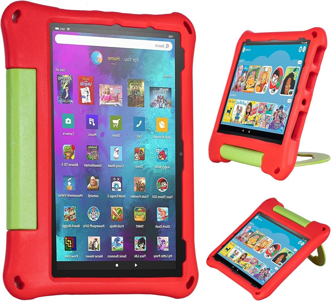 Fire 7 Case for Kids,(Latest 12th Generation 2022 Release),Lightweight Shockproof Handle with Stand Kid-Proof Case for Amazon Kinlde Fire 7 Kids Tablet.(Incompatible with iPad Samsung)