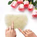 Fake Private Hair Invisible Realistic Bikini Body Hairs Fake Chest Hair Mustache Fake armpit hair 100% Handmade (Yellow)