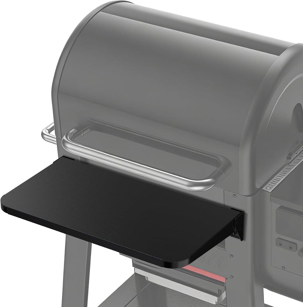 Stanbroil Folding Front Shelf for Weber Searwood 600/Smoque Pellet Grill
Grill Accessories to Add Work Space, Food Prep and Storage, 22.7" L X 12" W