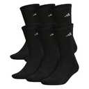 adidas Men's Athletic Cushioned 6-Pack Crew, Cushioned Crew Socks with Arch Compression for a Secure Fit XL