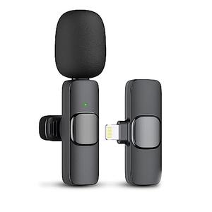 Professional Wireless Lavalier Microphone for iPhone iPad (for iPhone 14 and Below), Cordless Omnidirectional Clip Mic, Plug-Play Microphone for Interview Video Podcast Vlog YouTube