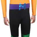 My Party Shirt Mermaid Man Spandex Costume - Adult Halloween Outfit - TV Show Cosplay Gift Deluxe Orange Suit & Accessories 
2XL Orange