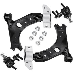 Front Lower Control Arms Suspension Kit Fits for Audi A3 2006-2013, Fits for Volkswagen EOS 2007-2016, for Golf 2010-2014, for GTI 2007-2014, for Jetta 2006-2014, for Rabbit 2006-2009, 2008 R32-4pcs