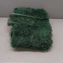 Dark Green Rugs for Bedroom, 4x6 Fluffy Area Rugs for Living Room, Small Fuzzy Shag Soft Non-Slip Carpet for Kids Girls and Boys Nursery Dorm Indoor Room Home Decor (4ft X 6ft, Dark Green)