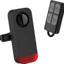 Bike Alarm for eBike, 120dB Anti-Theft Alarm with Remote for Bicycle/Electric Scooter/Motorcycle/Moto, Wireless Motion Vibration Sensor Antitheft Alert System with Warning Light