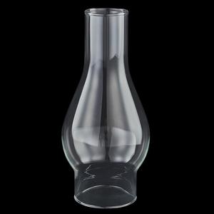 2.13 Inch Base by 6.5 Inch Oil Lamp Chimney Replacement, Tall Kerosene Globe, Clear Oil Lamps Glass Globe, Hurricane Lamp Globes Shade Cover, Glass Chimney for Oil Lamps for Indoor Use