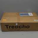 Treocho Wood Wall Cabinet, Bathroom Medicine Cabinet Storage with Doors and Adjustable Shelf, Rustic Cabinet Wall Mounted for Bathroom, Livingroom, Kitchen, Cupboard, Reddish Brown