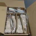 CAROTE Pots and Pans Set Nonstick, White Granite Induction Kitchen Cookware Set, 10 Pcs Non Stick Cooking Set w/Frying Pans & Saucepans(PFOS, PFOA Free)