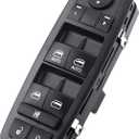 Front Left Driver Side Master Power Window Switch Replacement for 2009-2012 Dodge Ram 1500 2500 3500 Pickup Crew Cab Quad, OE Replace 4602863AD 4602863AB 4602863AC 901-473