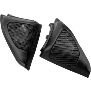 1 Pair Car Front Left and Right Door Tweeters Triangle Speakers Cover Panel Trim Frame Mount for Toyota Corolla 2003 04 05 06