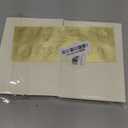 50 Pack Cream A6 Envelopes with Cards 4x6 Thick Folded Cardstock and Gold Stickers for Greeting Cards, Wedding, Birthday, Invitations, Baby Showers (Cream, 4x6)