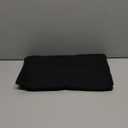 Encasa XO Table Runner 13"x118" Long | Cotton Canvas Fabric | Jet Black Solid Color | Machine Washable & Durable
