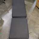 Outdoor Chaise Lounge Cushion 80"x26"x5.9", Waterproof 5.9" Extra Thickness Lounge Cushion with Removable Cover, Patio Lounge Chair Cushions for Outdoor Furniture, Charcoal Gray (1 Pack-80x26x5.9 Inches)