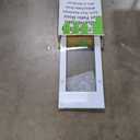 Ideal Pet Products Aluminum Pet Patio Door, Adjustable Height 77-5/8" to 80-3/8", 7" x 11-1/4" Flap Size, White