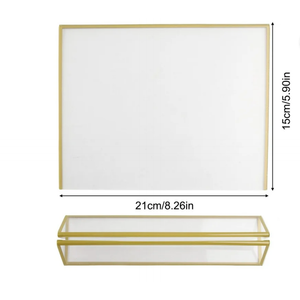 YASONIC Clear Table Place Card With Holders DIY Acrylic Phnom Penh Sheet Table Numbers Plate For Wedding Events Party Menu Stand
