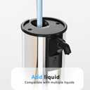 Automatic Soap Dispenser Touchless 11.8oz/350ml Four-Level Adjustable Dispenser VolumeStainless Steel Material,Battery Powered for Wide Compatibility in Kitchen, Bathroom, Hotel & Office