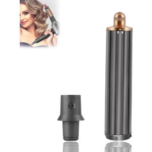 2In1 Long Hair Curling Barrels 1.6 Inch/40mm and Adapter for Airwrap Styler Into A Hair Dryer Combination