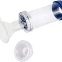 Cat Inhaler Spacer - 2 Mask Sizes for Giving Medicine to Your Pet-Helps Cat with Breathing & Delivering Medication Fits (Blue)