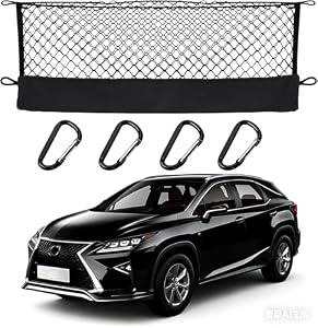 Envelope Style Cargo Net Compatible with Nissan Pathfinder New 2026 2025 2024 2023 2022 2021 2020 2019 2018 2017 2016 2015 2014 2013 Trunk Car Rear Tailgate Touring Netting