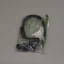 LED AirTag Dog Collar - Brightest Light Up Dog Collars - IP68 Waterproof Air Tag Dog Collar Holder - 1,600 Feet of High Visibility - Magnetic Charging - Dog Lights for Night Walking, Black XL