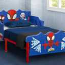 Delta Children Spidey and His Amazing Friends 3D Toddler Bed, Blue