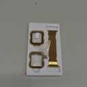 Magnetic Band and Case for Apple Watch Band 40mm 41mm 38mm 44mm 45mm 46mm 42mm Women/Men, Stainless Steel Milanese Loop Bracelet Strap with Cover Combo iWatch series 11 10 9 8 7 6 5 4 SE Ultra/2 3 49mm