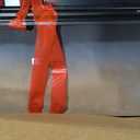 43 Inch Fireplace TV Stand with Mantel - Electric Fireplace Heater, Wooden Entertainment Center, Adjustable LED Flame, Freestanding (750W/1500W),Black