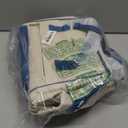 LOVEVOOK Laptop Backpack for Women 15.6 Inch, Travel Backpack with USB Charging Port Large Capacity Laptop Bag, Waterproof Bag for Business College Airline Approved Work Backpack(Blue) (Beige-blue-black)