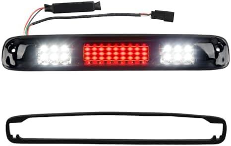 RAVSOFT LED 3rd Third Brake Light Smoked Lens with Seal Gasket For 1999-2006 Chevy Silverado GMC Sierra 1500 2500 3500 Classic High Mount Stop Lamp Assembly
